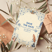 Save The Date Élégant Mariage floral