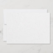 Save The Date Élégant Mariage Floral Enregistrer La Date (Dos)