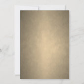 Save The Date Élégant Mariage moderne Or blanc (Dos)