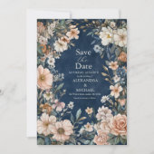 Save The Date Élégant Mariage victorien Royal Elegance (Devant)