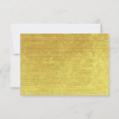 Save The Date Elégant Masala Bourgogne Gold Wedding Enregistrer  (Dos)