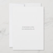 Save The Date Elégant moderne Gold photo mariage Enregistrer la  (Dos)