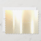 Save The Date Élégant or brillant   Enregistrez La Date (Dos)