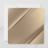 Save The Date Élégant Or Moderne (Dos)