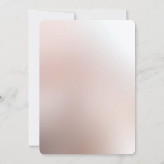 Save The Date Élégant Orange Pêche Floral Enregistrer la date (Dos)