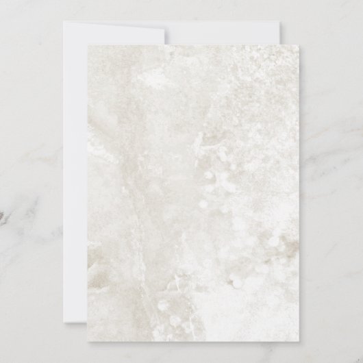 Save The Date Elégant Orchidées Mariage floral Enregistrer la da (Dos)