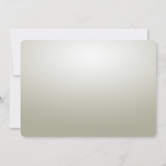 Save The Date Élégant Ornat Or Enregistrer La Date (Dos)