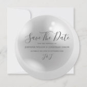 Save The Date Elegant Pearl Simple Chic (Devant)