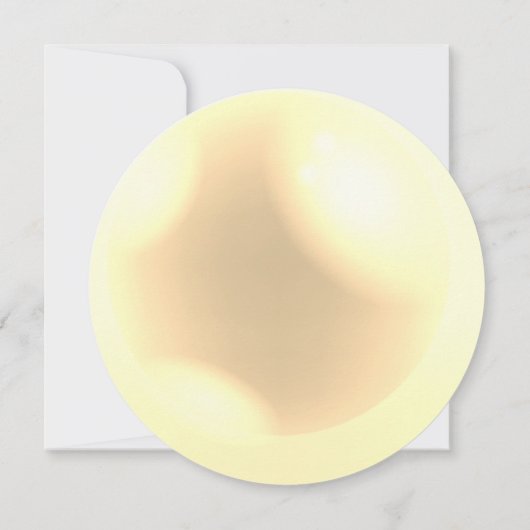 Save The Date Elegant Pearl Simple Chic (Dos)