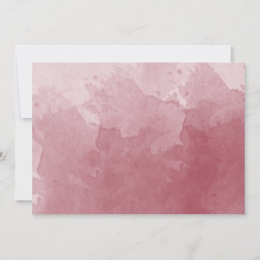 Save The Date Élégant Photo Bourgogne Monogram Mariage (Dos)