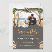 Save The Date Elegant Photo Wedding – Modern Formal Fall Country (Devant)