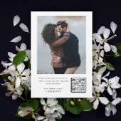 Save The Date Elégant QR Code 2 Mariage photo