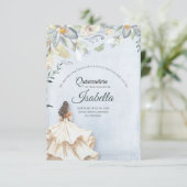 Save The Date Elegant Quinceanera 15th Birthday (Debout devant)