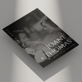 Save The Date Elégant Roman Font Photo Mariage Enregistrer la da