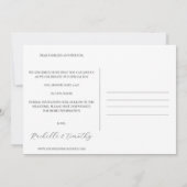 Save The Date Élégant romantique Couleur Script 1 Mariage photo (Dos)