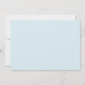 Save The Date Elégant rose violet bleu Dahlia Aquarelle Art (Dos)