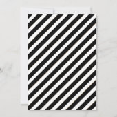 Save The Date Élégant Rouge Blanc Noir Gratté Graduation (Dos)