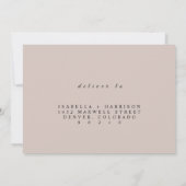 Save The Date Elegant RSVP Card - NYC (Dos)