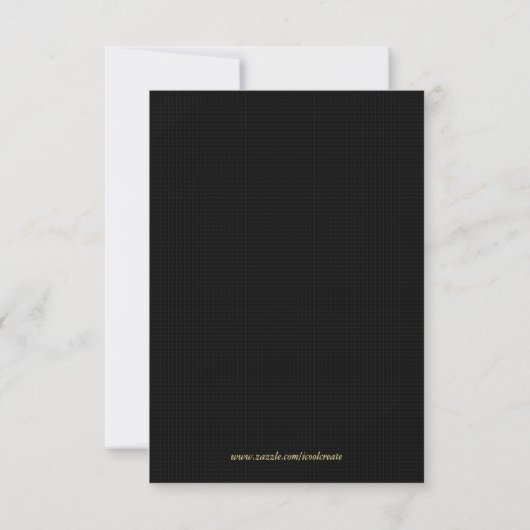 Save The Date Élégant Script Black Faux Gold Mariage Fiançailles (Dos)