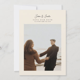 Save The Date Élégant script de calligraphie pour collage de 5 p