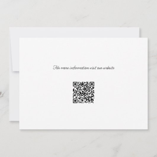 Save The Date Élégant Script photo florissante (Dos)