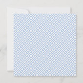 Save The Date Elégant Sky Blue Ballet Pink Ginger Jar Mariage (Dos)