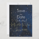 Save The Date Élégant Soirée Enregistrer la Date (Devant)