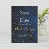 Save The Date Élégant Soirée Enregistrer la Date (Debout devant)