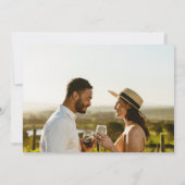 Save The Date Elegant Tropical Beach Photo (Dos)