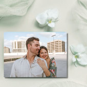 Save The Date Elégant Tropical Beach Photo Wedding Enregistrer l