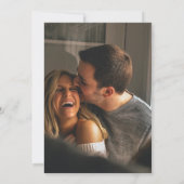 Save The Date Elégant Vellum Overlay Aquarelle 2 Mariage photo (Dos)