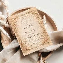 Elegant Vintage Floral Botanical Wedding