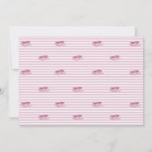 Save The Date Elégant Whimsical Décoratif Rose Mariage moderne (Dos)