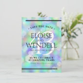 Save The Date Élégante 43ème anniversaire du Mariage Opal (Debout devant)