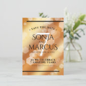 Save The Date Élégante 7ème anniversaire du Mariage de cuivre (Debout devant)