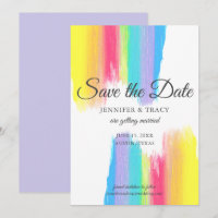 Elégante Aquarelle arc-en-ciel Lavendar Mariage LG