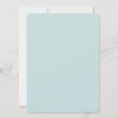 Save The Date Elégante aquarelle Floral Bouquet Mariage (Dos)