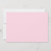 Save The Date Élégante floraison rose cerise (Dos)