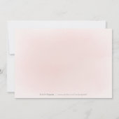 Save The Date Elégante parties scintillant rose robe rose or enr (Dos)