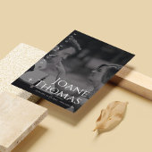 Save The Date Élégante Photo de Mariage en Police Romaine "Save 