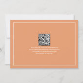 Save The Date Elégante photo de mariage florale aquarelle (Dos)