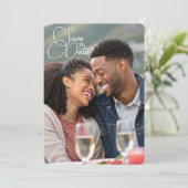 Save the date | Élégante photo en couple (Debout devant)