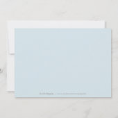 Save The Date Elégante robe bleue sauver la date quinceanera (Dos)