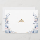 Save The Date Elégante Tiara Quinceañera Photo Enregistrer la da (Dos)