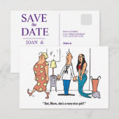 Save The Date Elle est une fille très gentille, drôle (Devant / Derrière)