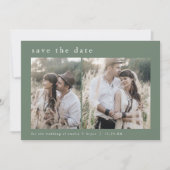 Save The Date EMELIA Mountain 2 Photo Modern Forest Boho Mariage (Devant)