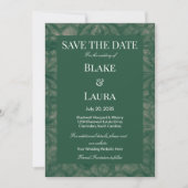Save The Date Emerald Lake Batik Simple sur mesure (Devant)