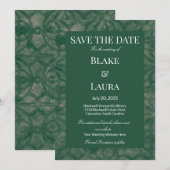 Save The Date Emerald Lake Batik Simple sur mesure (Devant / Derrière)