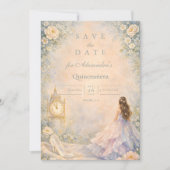 Save The Date Enchanted Fairytale Garden Quinceañera (Devant)