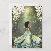 Save The Date Enchanting Princess & Frog Green Dress Sweet 16 (Dos)